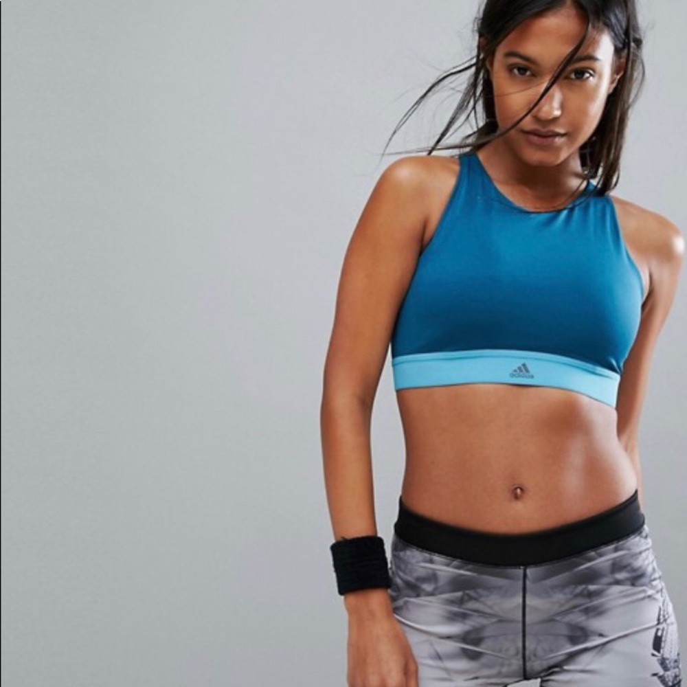 Adidas halter sports bra | Size S